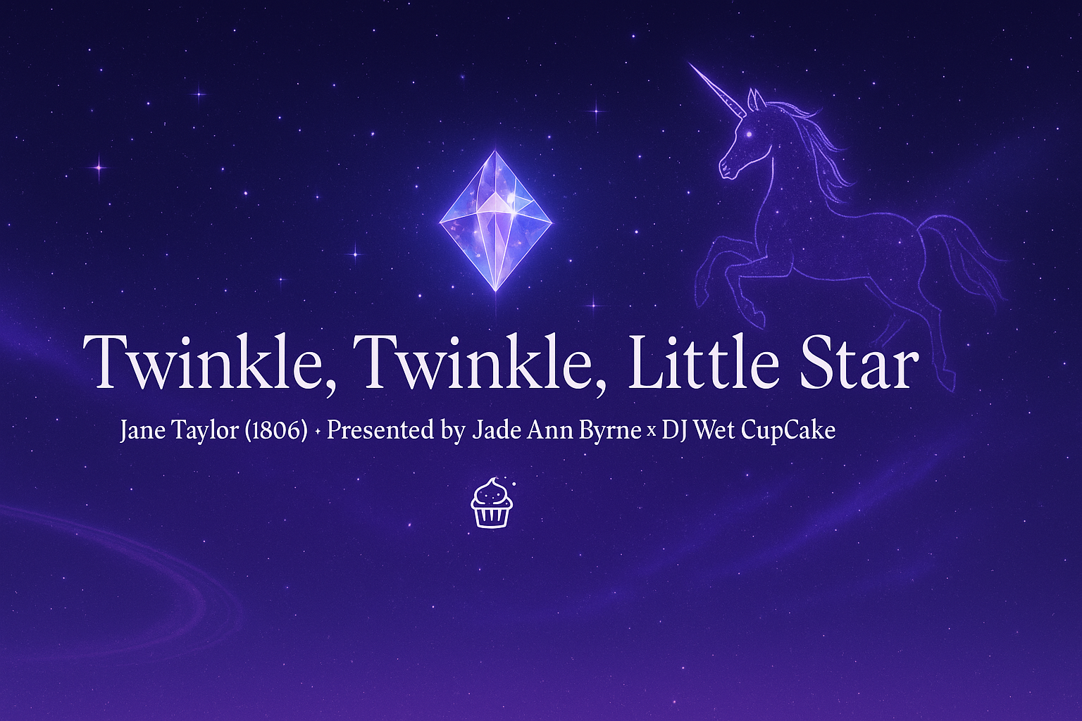 Twinkle, Twinkle, Little Star” – Lyrics by Jane Taylor (( 1806 ))